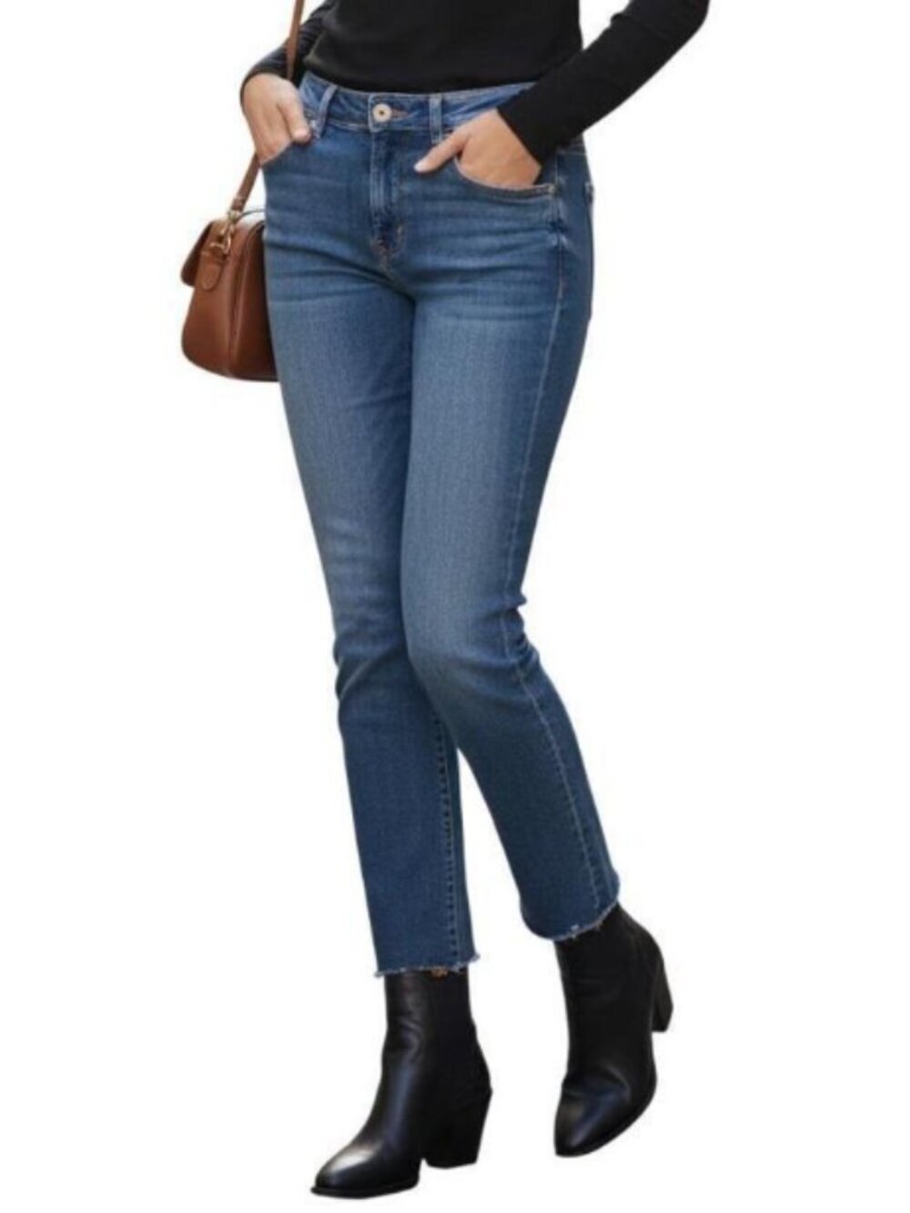 FRAME Le Skinny De Jeanne Culver Raw Hem Jean 31
